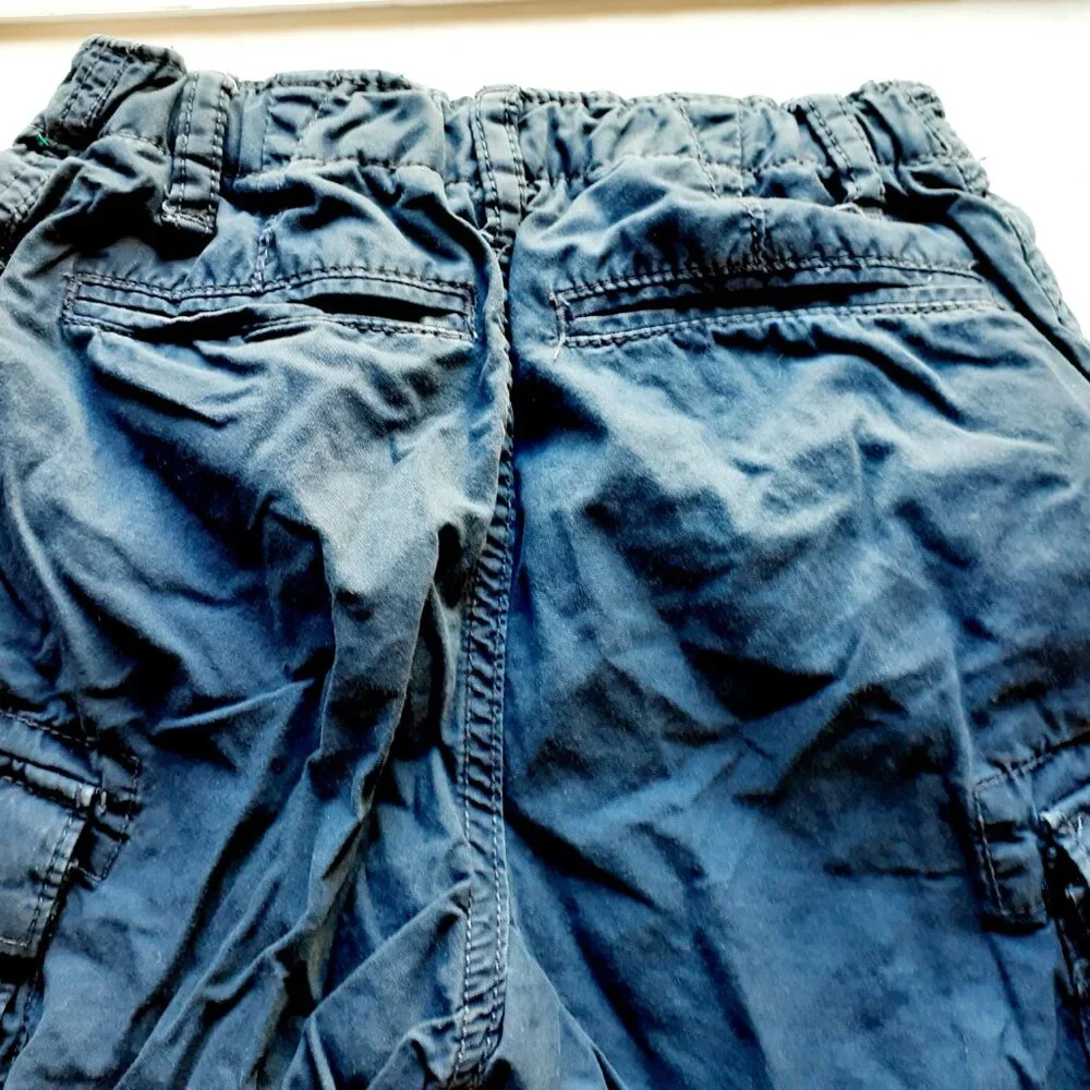 Gap Boys Shorts Cargo Navy Adjustable Waist Size 5